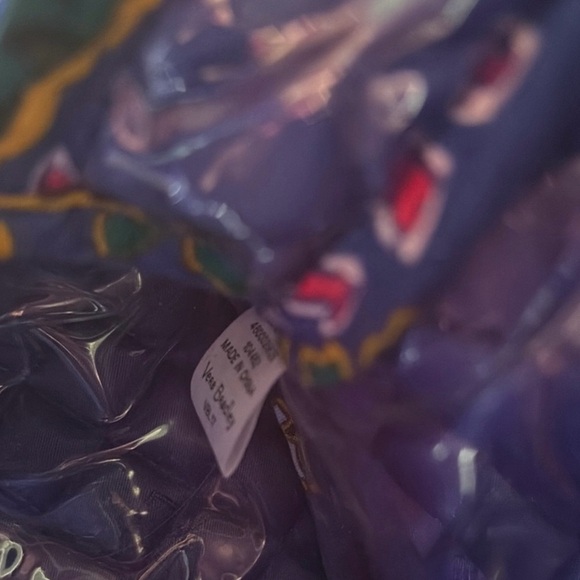 Vera Bradley Quilted Cosmetic Bag with plastic lining - Picture 5 of 7